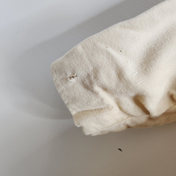 Vintage 1960s Beige Velvet Floral Embroidered Jacket Coat 60s Cottagecore mcm - Picture 3 of 9